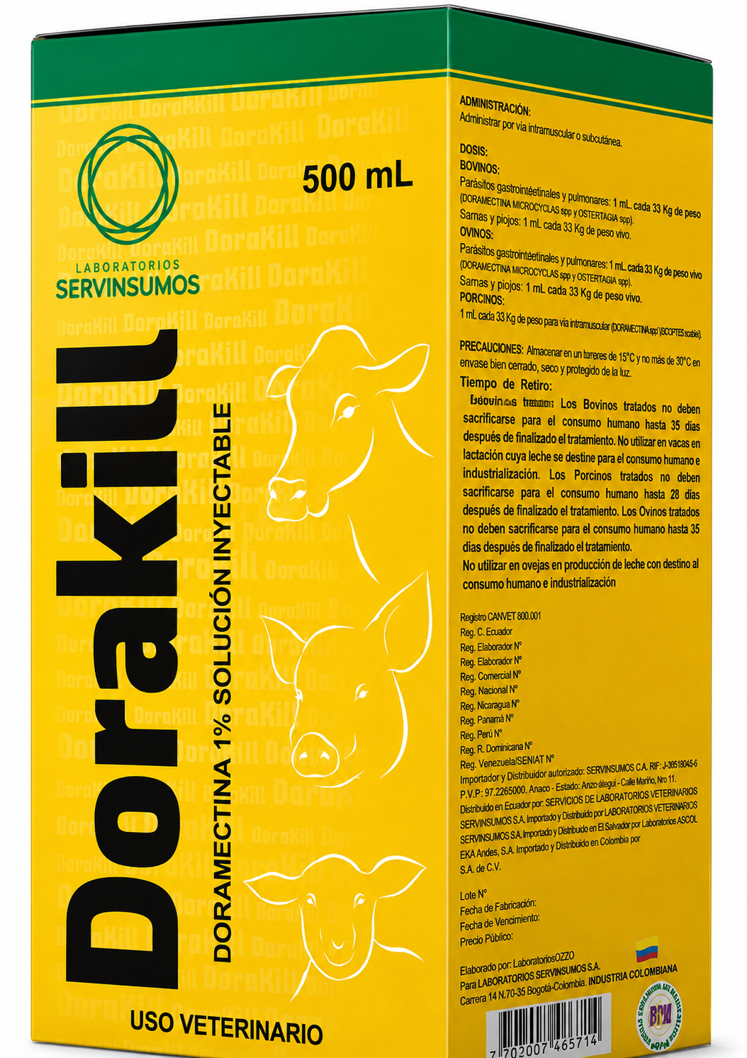DORAKILL 1% X 500 ML